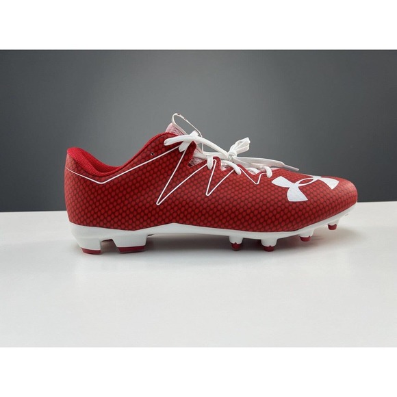Under Armour Other - Under Armour Nitro Low Football Cleats Men US 16 Red White Low-Top 1269721-611
